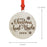 Laser Engraved Wood Christmas Ornament, First Christmas as Aunt & Uncle, Custom Year-Set of 1-Andaz Press-