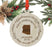 Laser Engraved Wood Christmas Ornament, First Christmas in Arizona, Custom Year-Set of 1-Andaz Press-