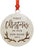 Laser Engraved Wood Christmas Ornament, First Christmas in Our New Home, Custom Year, Deer Antlers-Set of 1-Andaz Press-