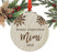 Laser Engraved Wood Christmas Ornament, Merry Christmas Mimi, Custom Year, Snowflakes-Set of 1-Andaz Press-