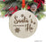 Laser Engraved Wood Christmas Ornament, Santa's Favorite Ho, Birthday Present Ideas for Best Friend-Set of 1-Andaz Press-