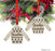 Laser Engraved Wood Christmas Ornament, Ugly Sweater Grandma Grandpa, Sweater Shape-Set of 2-Andaz Press-