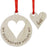 Laser Engraved Wood Family Christmas Ornament, My Godmother Holds My Heart-Set of 1-Andaz Press-