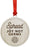 Laser Engraved Wood Quarantine Social Distance Pandemic Christmas Ornament Keepsake-Set of 1-Andaz Press-Face-