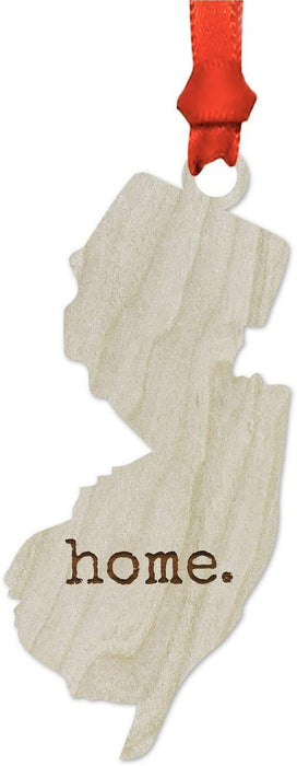 Laser Engraved Wood US State Christmas Ornament, Home-Set of 1-Andaz Press-Alabama-