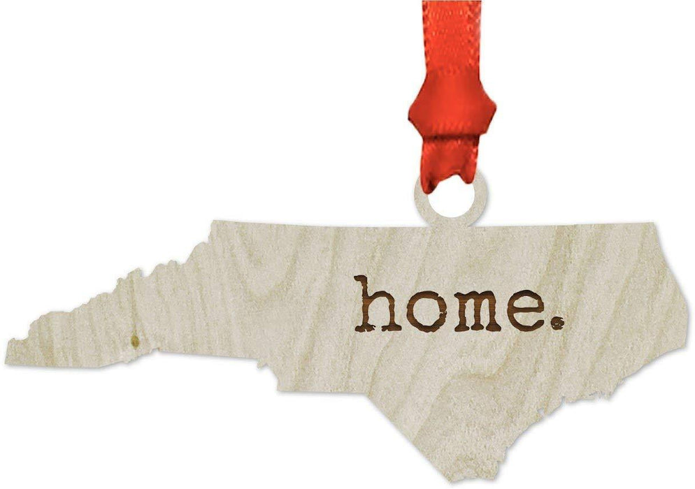 Laser Engraved Wood US State Christmas Ornament, Home-Set of 1-Andaz Press-Alabama-