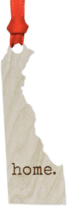 Laser Engraved Wood US State Christmas Ornament, Home-Set of 1-Andaz Press-Alabama-