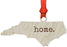 Laser Engraved Wood US State Christmas Ornament, Home-Set of 1-Andaz Press-North Carolina-