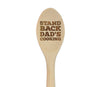 Laser Engraved Wooden Mixing Spoon, For Him-Set of 1-Andaz Press-Stand Back Dad's Cooking-