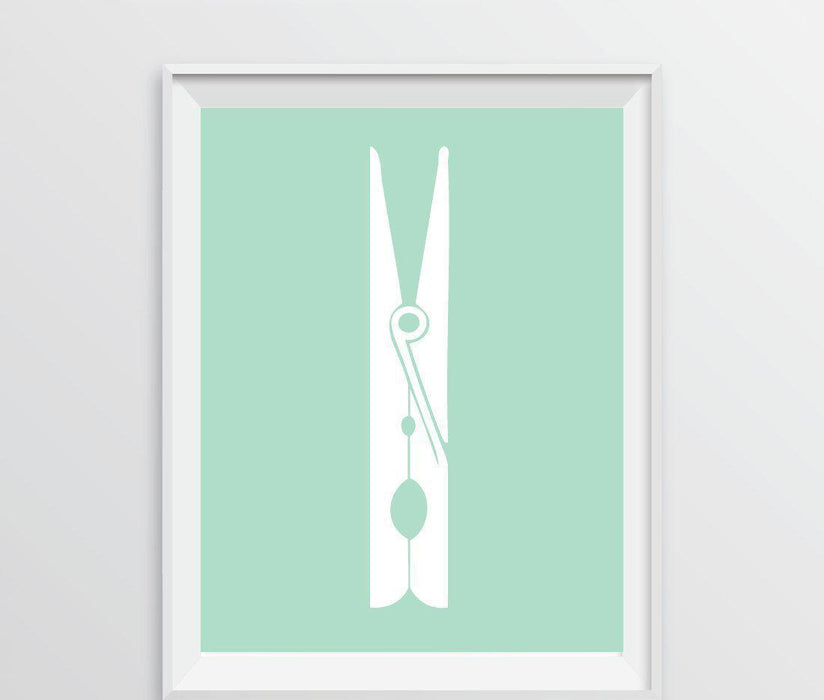 Laundry Room Wall Art Decor Graphic Signs & Prints-Set of 1-Andaz Press-Loads of Fun Washing Machine Graphic-