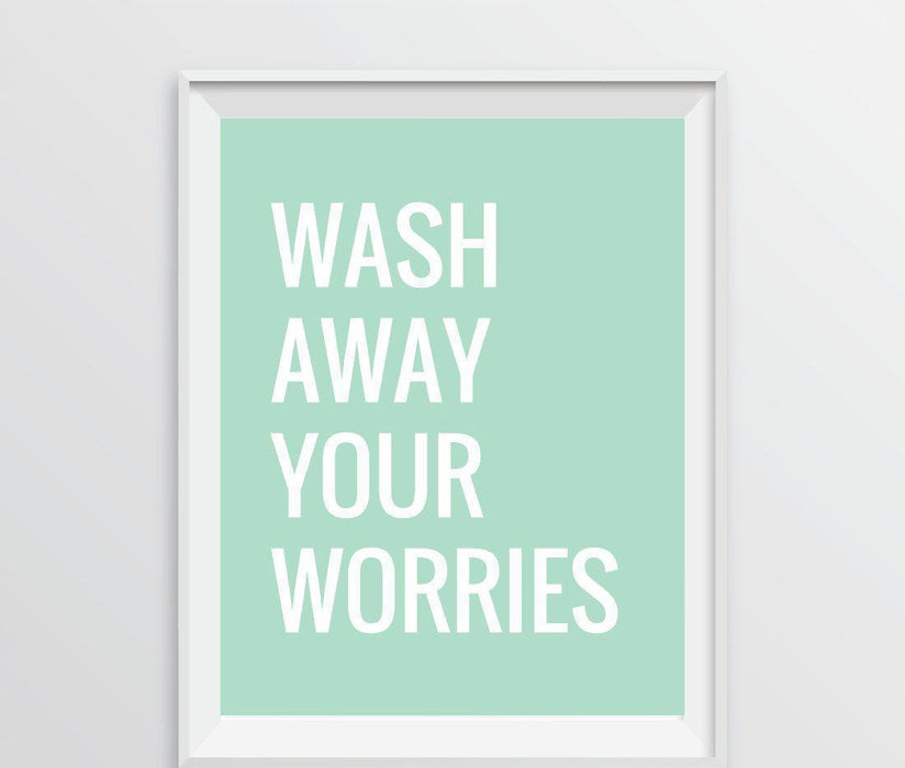 Laundry Room Wall Art Decor Graphic Signs & Prints-Set of 1-Andaz Press-Loads of Fun Washing Machine Graphic-