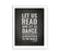 Library Wall Art Graphic Signs & Poster Prints-Set of 1-Andaz Press-Show me a family of readers-