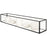 Long Glass Metal Candle Holder Centerpiece Box-Set of 1-Koyal Wholesale-12" x 4" x 4"-Gold-