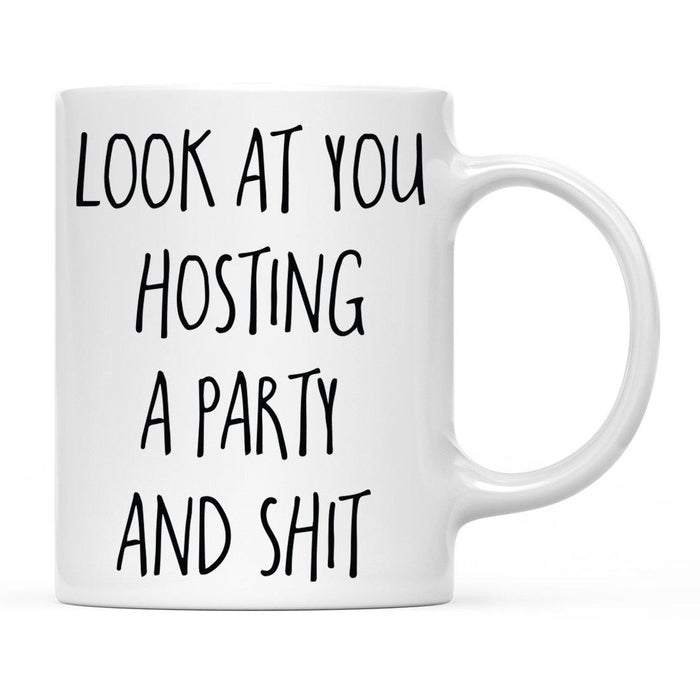 Look At You Being a Badass And Shit Milestones Ceramic Coffee Mug -Set of 1-Andaz Press-First Time Moving-