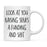 Look At You Being a Badass And Shit Milestones Ceramic Coffee Mug -Set of 1-Andaz Press-First Time Moving-