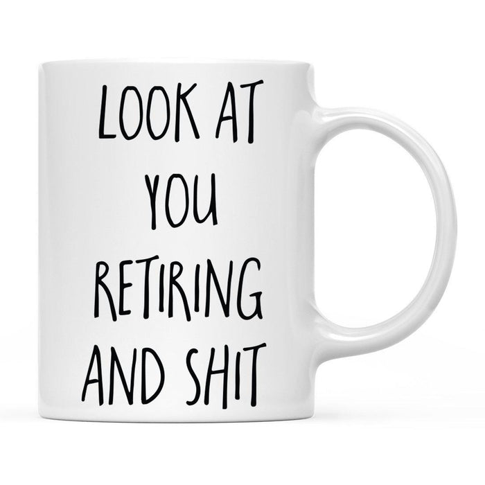 Look At You Being a Badass And Shit Milestones Ceramic Coffee Mug -Set of 1-Andaz Press-First Time Moving-