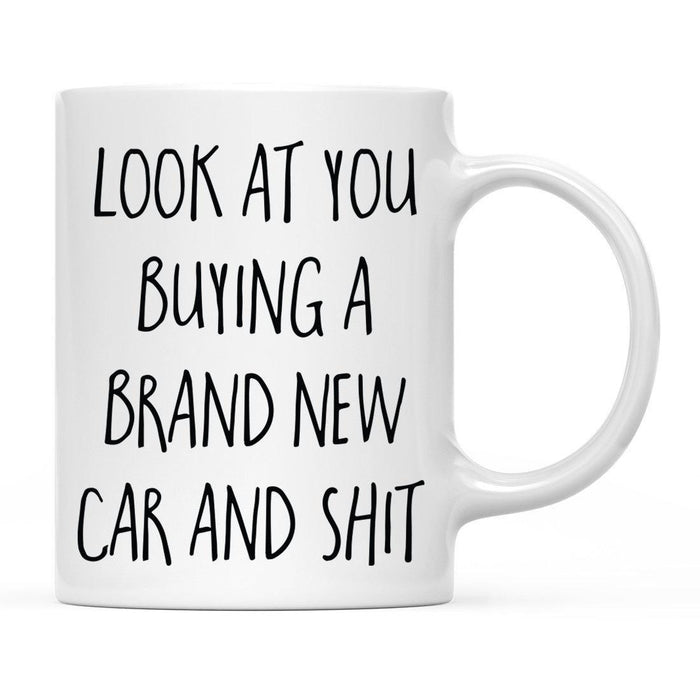 Look At You Being a Badass And Shit Milestones Ceramic Coffee Mug -Set of 1-Andaz Press-First Time Moving-