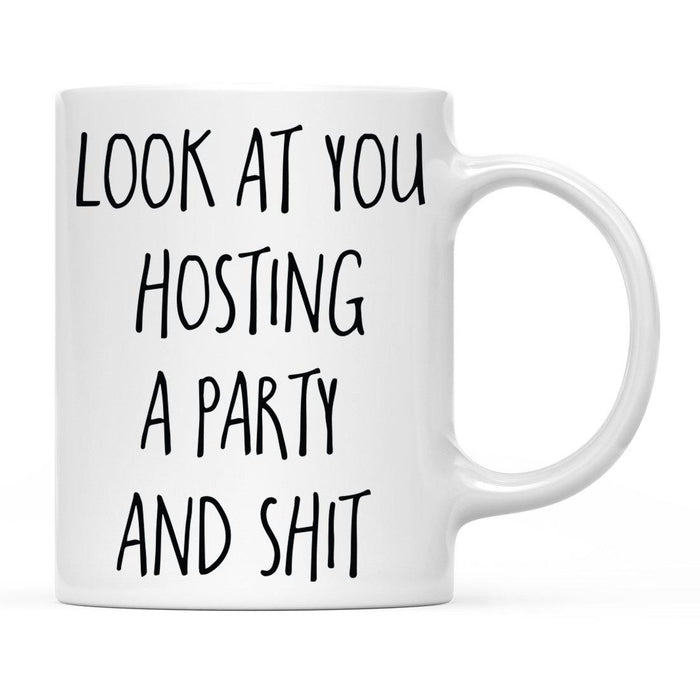 Look At You Being a Badass And Shit Milestones Ceramic Coffee Mug  -Set of 1-Andaz Press-Hosting-
