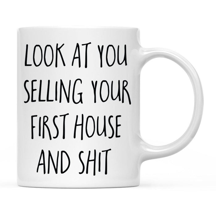 Look At You Being a Badass And Shit Milestones Ceramic Coffee Mug  -Set of 1-Andaz Press-Selling First House-