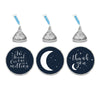 Love You to the Moon and Back Wedding Hershey's Kisses Stickers-Set of 216-Andaz Press-