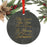 Memorial Round Metal Christmas Ornament, No Longer By My Side-Set of 1-Andaz Press-Treasure-
