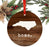 Metal Christmas Ornament, Rustic Wood Print, North Carolina-Set of 1-Andaz Press-