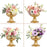 Metal Pedestal Centerpiece Compote Bowl for Wedding Centerpieces, Table Decor, Home Décor, Set of 10-Set of 10-Koyal Wholesale-Gold-