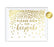 Metallic Gold Confetti Polka Dots Wedding Party Signs-Set of 1-Andaz Press-Mr. & Mrs.-