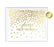 Metallic Gold Confetti Polka Dots Wedding Party Signs-Set of 1-Andaz Press-Mr. & Mrs.-