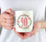 Milestone Birthday Coffee Mug Gift, 90, Coral Floral Wreath Graphic-Set of 1-Andaz Press-