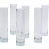 Mini Glass Cylinder Vases, Set of 6-Set of 6-Koyal Wholesale-