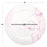 Minimal Floral Line Acrylic Charger Plates-Set of 4-Koyal Wholesale-