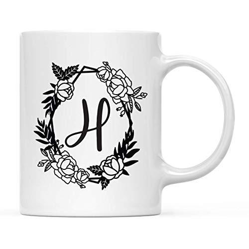 Minimal Geometric Roses Design Coffee Mug Collection-Set of 1-Andaz Press-A-
