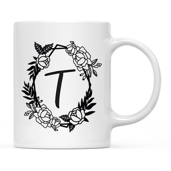 Minimal Geometric Roses Design Coffee Mug Collection-Set of 1-Andaz Press-A-