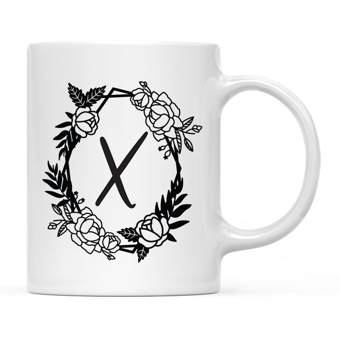 Minimal Geometric Roses Design Coffee Mug Collection-Set of 1-Andaz Press-A-