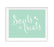 Mint Green Wedding Favor Signs-Set of 1-Andaz Press-Mint to Be Party Favors-