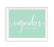 Mint Green Wedding Favor Signs-Set of 1-Andaz Press-Mint to Be Party Favors-