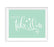 Mint Green Wedding Favor Signs-Set of 1-Andaz Press-Mint to Be Party Favors-