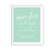 Mint Green Wedding Favor Signs-Set of 1-Andaz Press-Mint to Be Party Favors-
