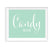 Mint Green Wedding Favor Signs-Set of 1-Andaz Press-Candy Bar-