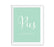 Mint Green Wedding Favor Signs-Set of 1-Andaz Press-Pies Please Enjoy-