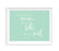 Mint Green Wedding Signs-Set of 1-Andaz Press-Mr. & Mrs.-