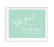 Mint Green Wedding Signs-Set of 1-Andaz Press-Mr. & Mrs.-