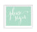 Mint Green Wedding Signs-Set of 1-Andaz Press-Mr. & Mrs.-