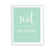 Mint Green Wedding Signs-Set of 1-Andaz Press-Mr. & Mrs.-