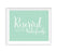Mint Green Wedding Signs-Set of 1-Andaz Press-Mr. & Mrs.-