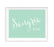 Mint Green Wedding Signs-Set of 1-Andaz Press-Mr. & Mrs.-