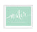 Mint Green Wedding Signs-Set of 1-Andaz Press-Mr. & Mrs.-