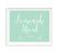 Mint Green Wedding Signs-Set of 1-Andaz Press-Mr. & Mrs.-