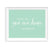 Mint Green Wedding Signs-Set of 1-Andaz Press-Mr. & Mrs.-